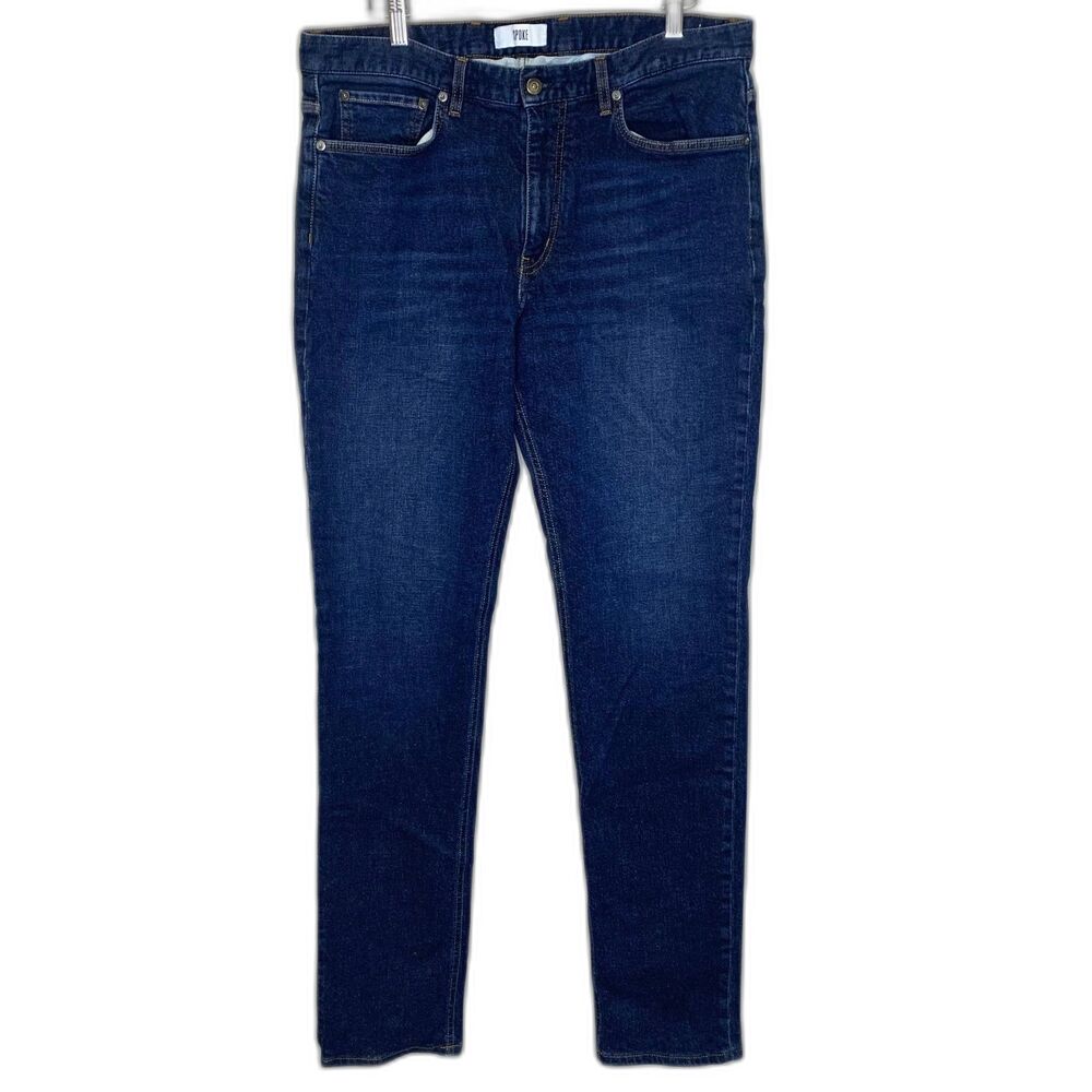 SPOKE Mens Jeans Build B Medium Wash‎ 12oz Original 36x35